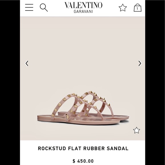 Sold Out Valentino Garavani Rockstud Strap Sandals - Picture 2 of 7